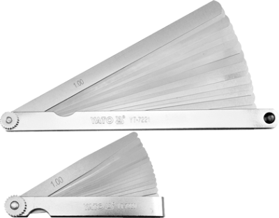 НАБОР ЩУПОВ 0.05 1.0ММ 20ШТ YT-7220   бывший арт. 5997721558