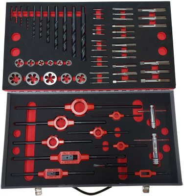 НАБОР ДЛЯ НАРЕЗАНИЯ РЕЗЬБЫ В ЛОЖЕМЕНТАХ М3 М20, 67ШТ   бывший арт. 5997791786